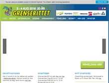 Tablet Screenshot of grenserittet.com
